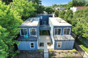 Unique Shipping Container Retreat: Six 1BR Units